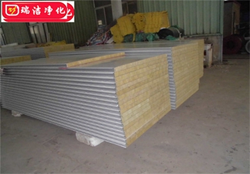 彩鋼板，巖棉夾芯板，